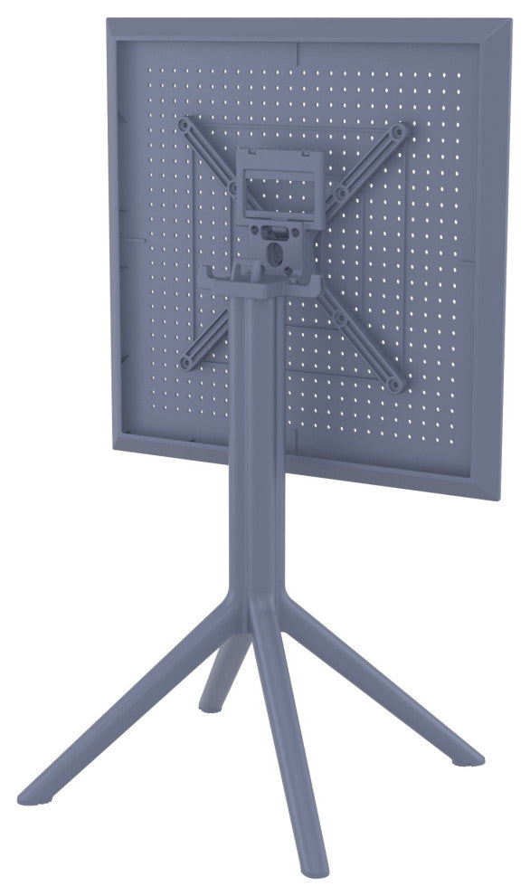 Sky Square Folding Table 24 inch Dark Gray