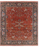 Persian Fine Serapi Hand-Knotted Wool Rug 7' 11" X 9' 2" - Q16037