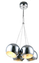 Wade Chrome Pendant, 4-Light