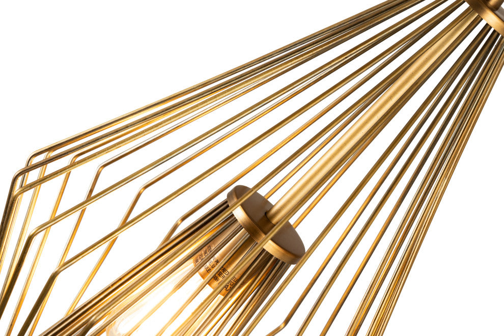 Zlite 442MP12-RB 1-Light Mini Pendant, Rubbed Brass