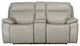 Micah Console Loveseat w/Power Recline & Power Head Rests, Venzia Cream