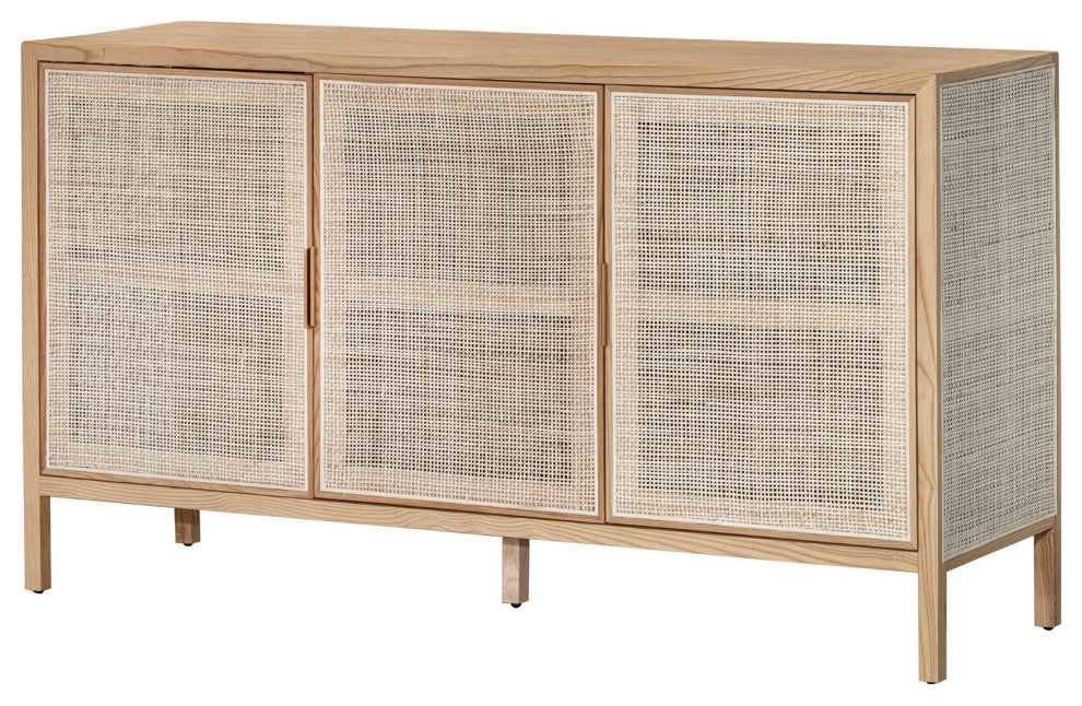 Farmhouse 3 Door Sideboard - Natural