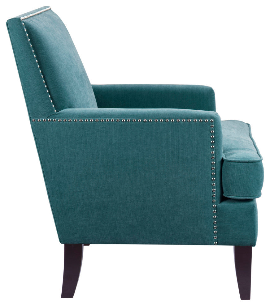 Madison Park Colton Track Arm Club Chair, Blue