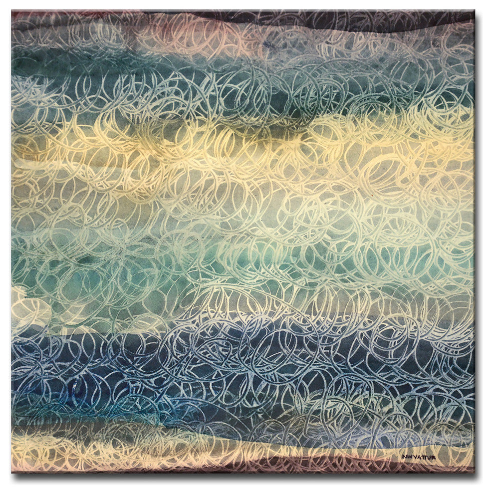 Canvas Art 'Sea Levels' by Norman Wyatt, Jr., 16"x16"