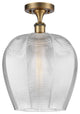 Innovations 516-1C-BB-G462-12 1 Light Semi-Flush Mount, Brushed Brass