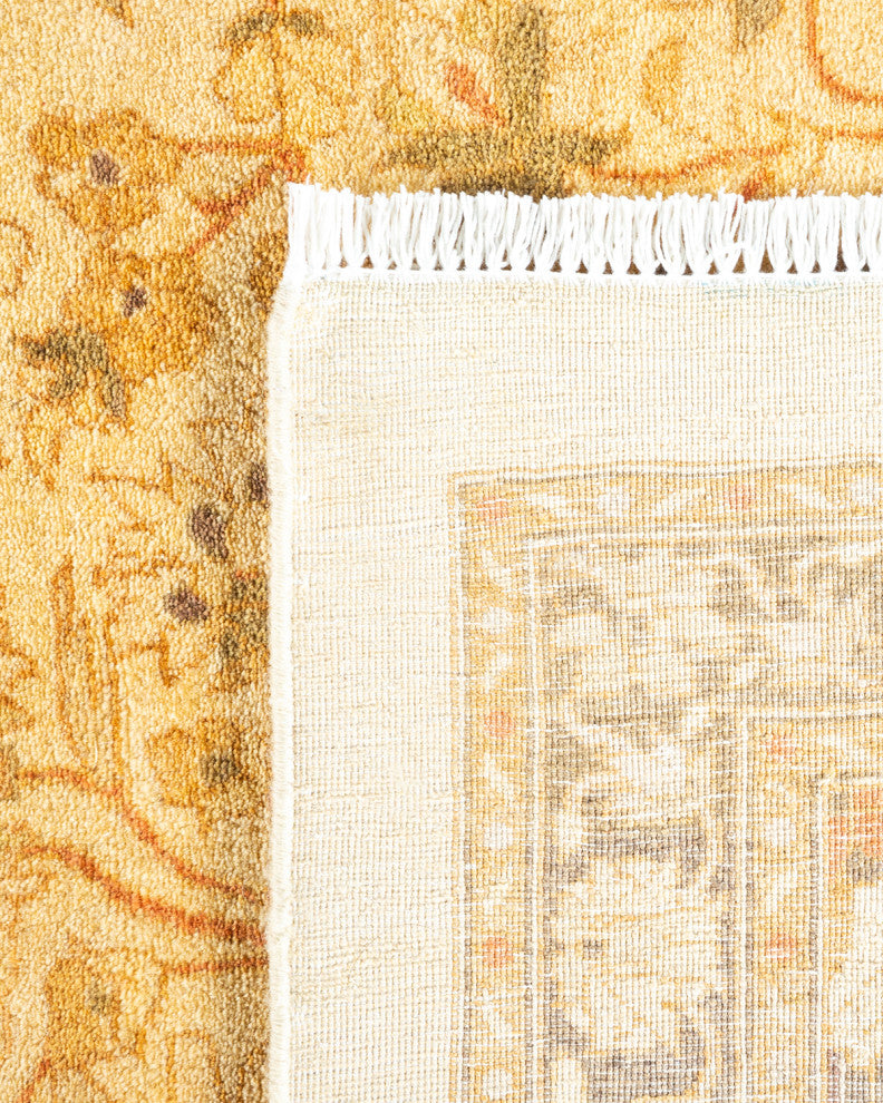 Sah One-of-a-Kind Hand-Knotted Area Rug Ivory, 9'1"x11'10"