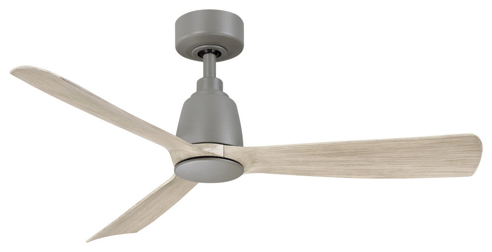 Kute 44" Indoor/Outdoor Fan Antique Graphite/Light Oak Blades