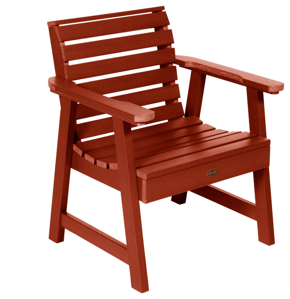 Sequoia Glennville Lounge Chair, Rustic Red