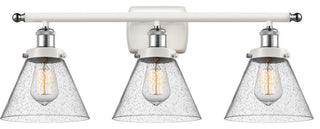 Innovations 916-3W-WPC-G44-LED 3-Light Vanity Light, White, Polished Chrome