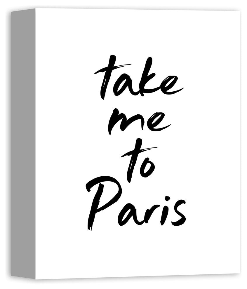 Take Me to Paris 11x14 Canvas Wall Art