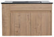 30 inch Wood Wall-Mounted Bathroom Vanity Set with Integrated Resin Sink, Imitative Oakï¼Œblack