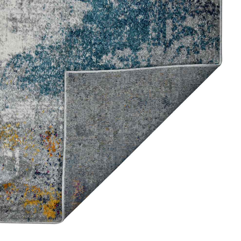 Montana Lizette Area Rug, Blue, 3'3" x 5', Abstract