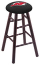Holland RC New Jersey Devils 30" Swivel Maple Bar Stool - Dark Cherry