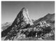 "Fin Dome, Kings River Canyon, 1936" Paper Art, 24"x19"