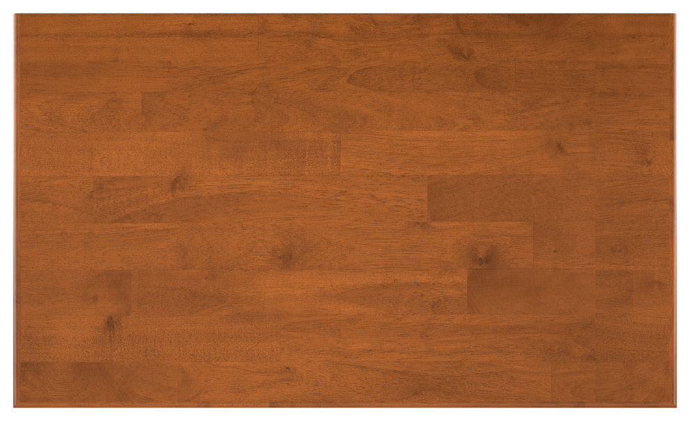 Draper Solid Hardwood Mid Century Bar Cabinet, Teak Brown