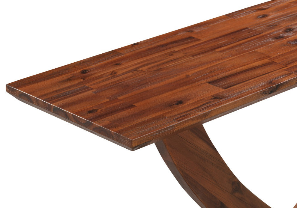Rasmus Console Table, Chestnut Wire-Brush