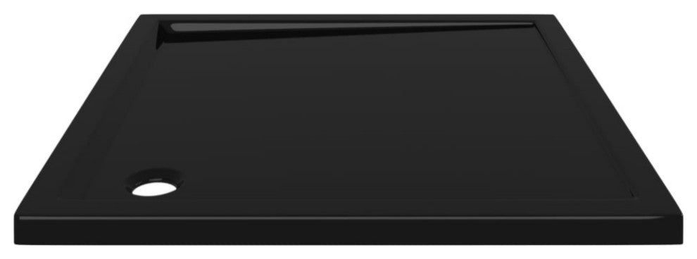 Vidaxl Square Abs Shower Base Tray Black 31.5"x31.5"