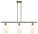 Innovations Cindyrella LED Island Light 516-3I-AB-G651-8-LED, Antique Brass