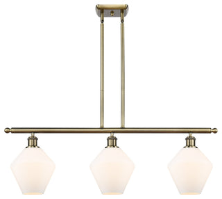 Innovations Cindyrella LED Island Light 516-3I-AB-G651-8-LED, Antique Brass