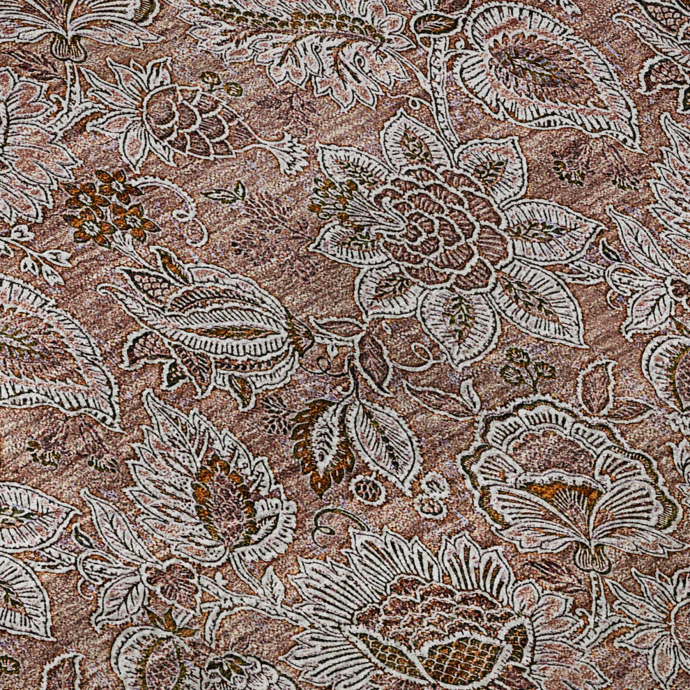 Premium Machine Washable Mayfield AMF661 Copper 10' x 14' Rug