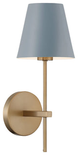 Crystorama Lighting Group XAV-B8321 Xavier 15" Tall Wall Sconce - Vibrant Gold