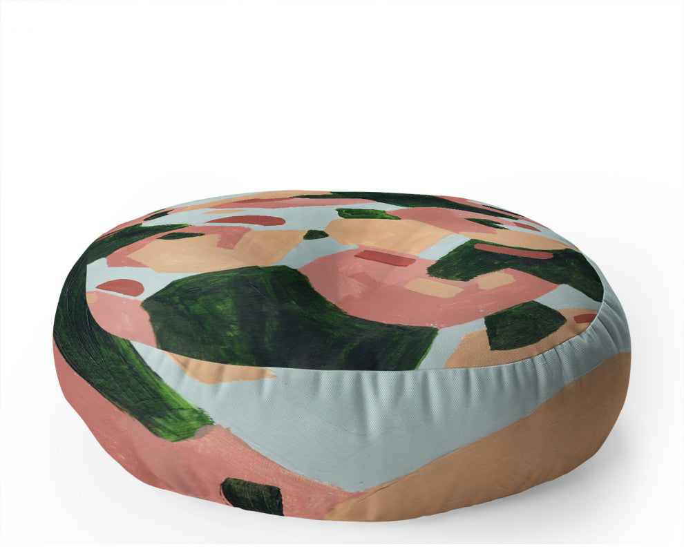 Laura Fedorowicz Geo Party Floor Pillow Round