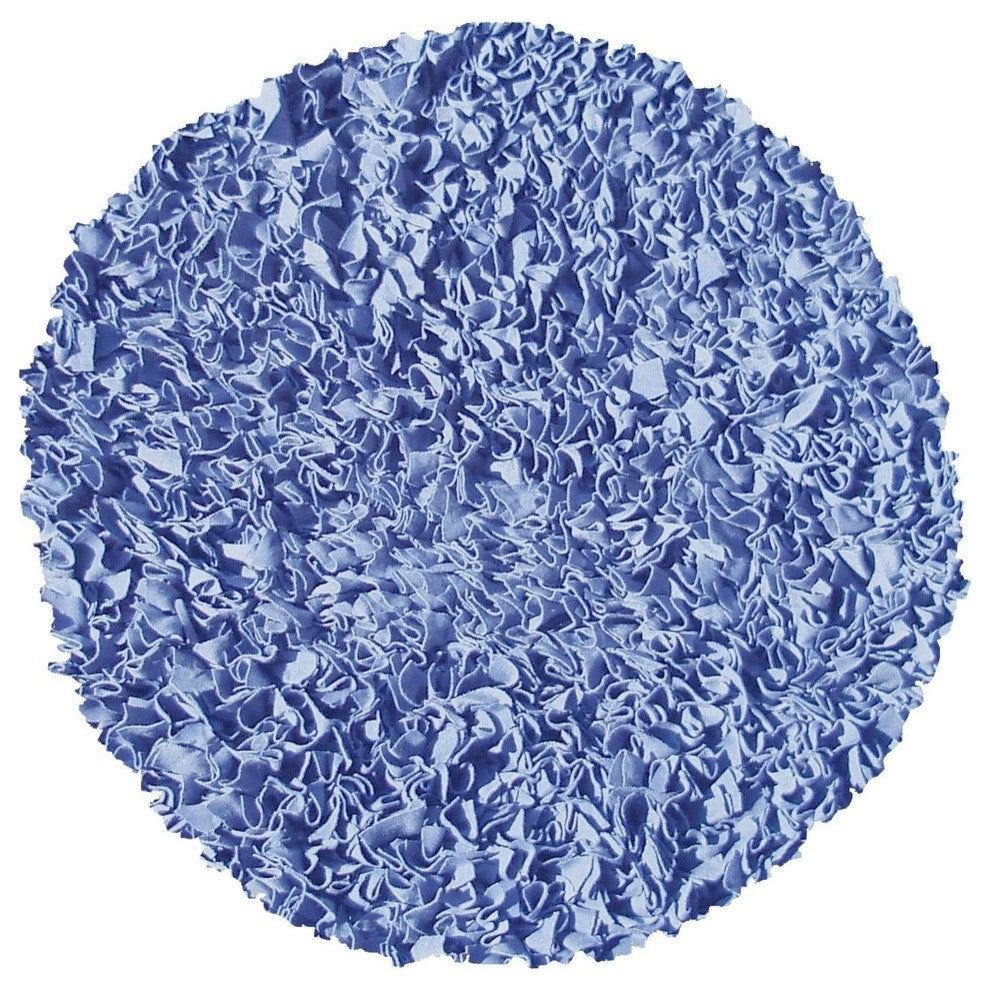 Shaggy Raggy Rug Dark Blue