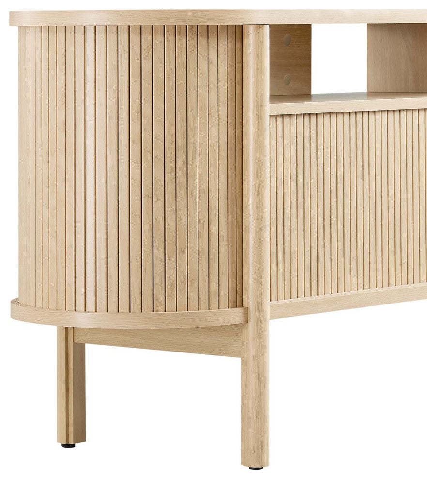 Cadence 71" TV Stand, Oak