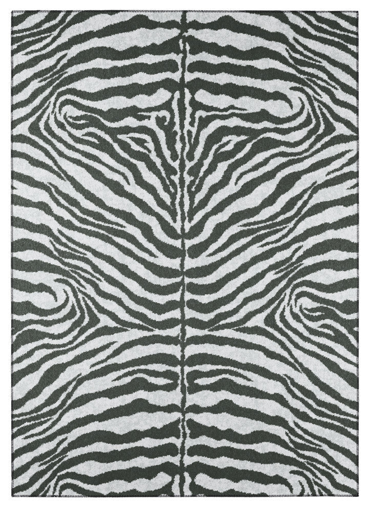 Indoor/Outdoor Mali ML1 Flannel Machine Washable 5' x 7'6" Rug