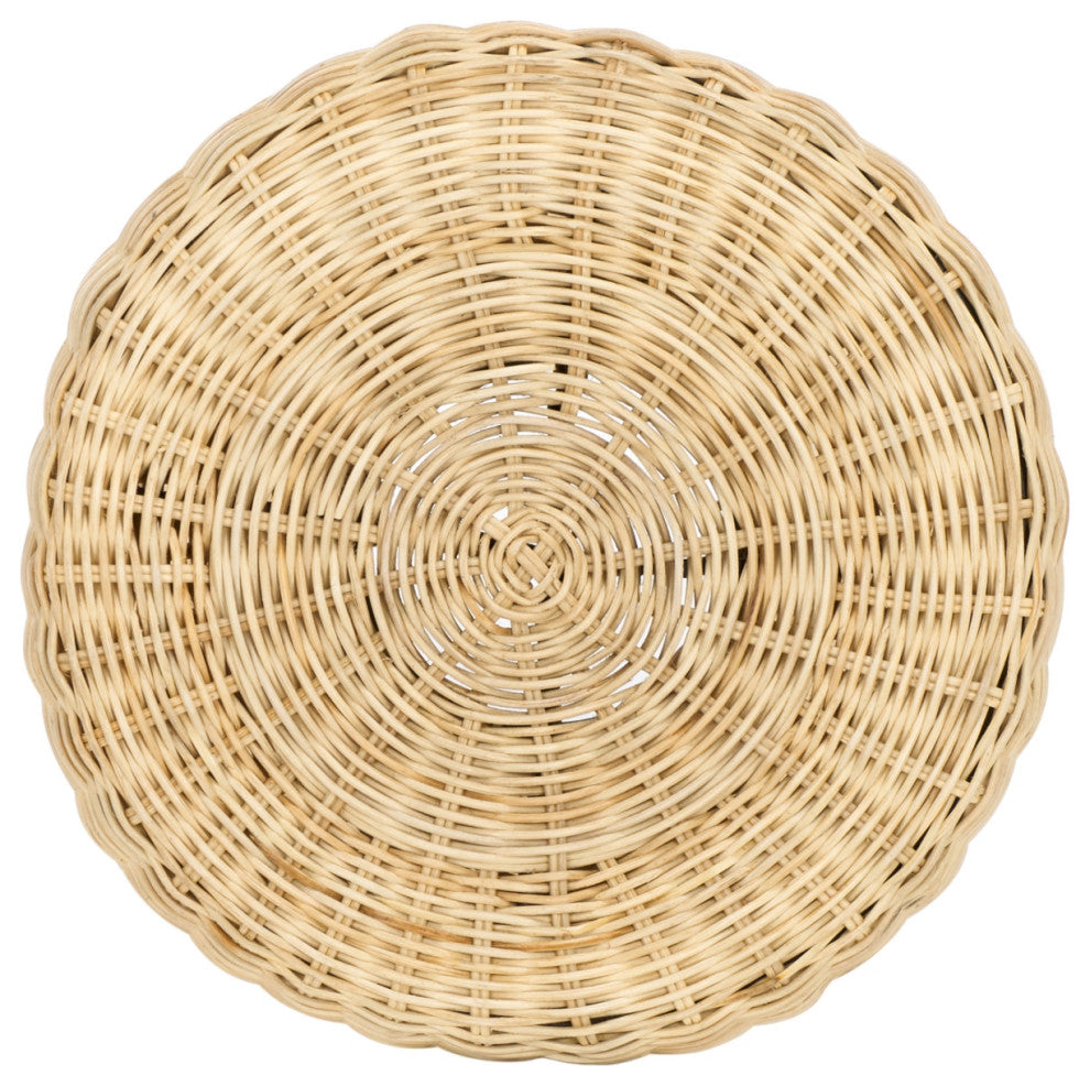 Safavieh Tritan Rattan Accent Table / Stool, Natural