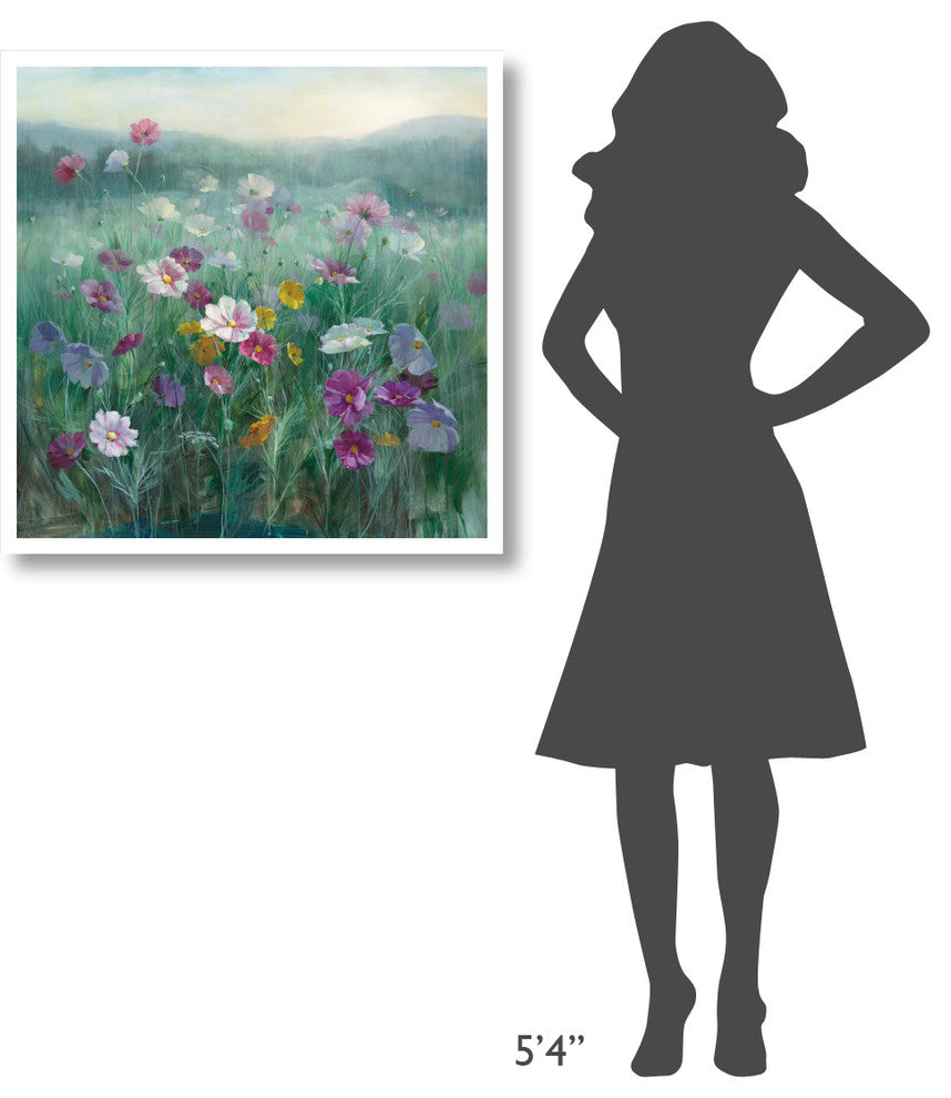 "Cosmos at Dawn" Digital Paper Print by Danhui Nai, 32"x32"