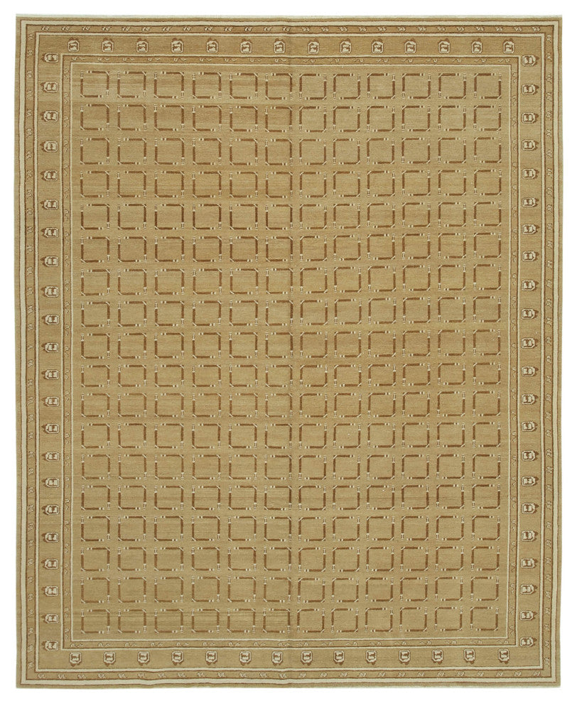 Rug N Carpet - Handwoven Oriental 8' 2" x 10' 0" Decorative Oushak Area Rug