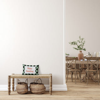 Happy Haunting Dots Accent Pillow, Mint Green, 14"x20"