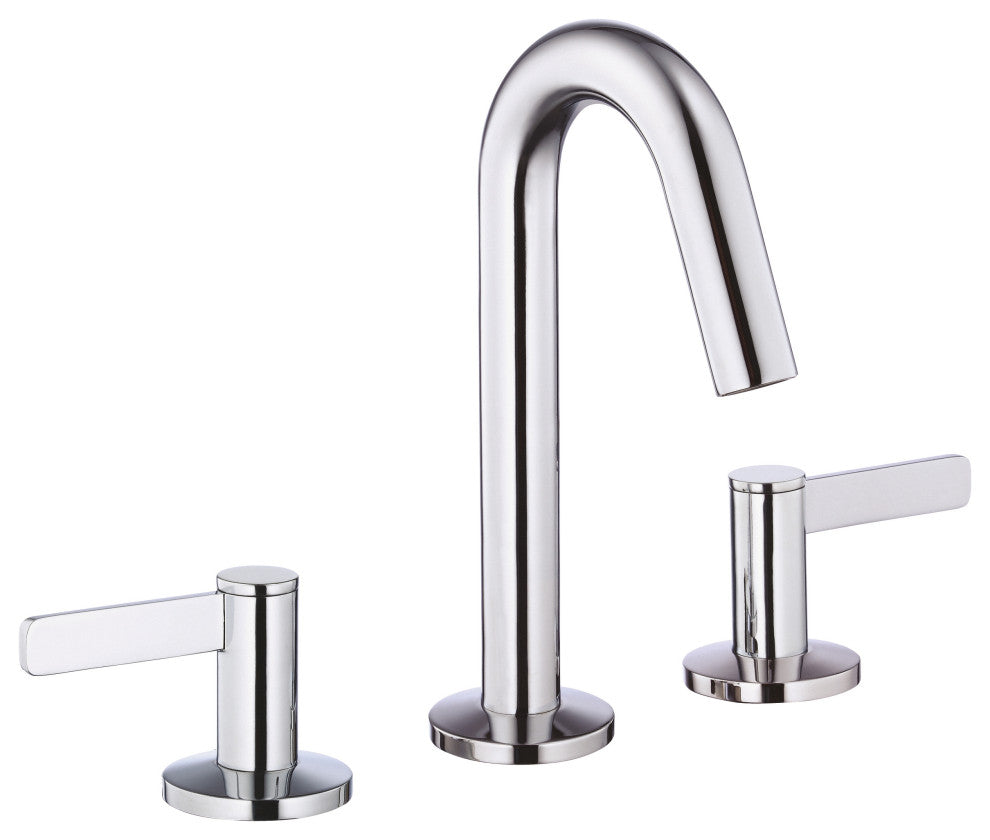 Amalfi Two Handle Widespread Lavatory Faucet Chrome, Chrome