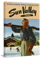"Sun Valley Idaho" Painting Print on Wrapped Canvas, 24"x36"