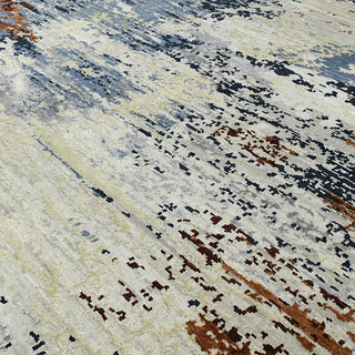 Hermitage Beatrice Area Rug, Blue, 10' x 14', Abstract
