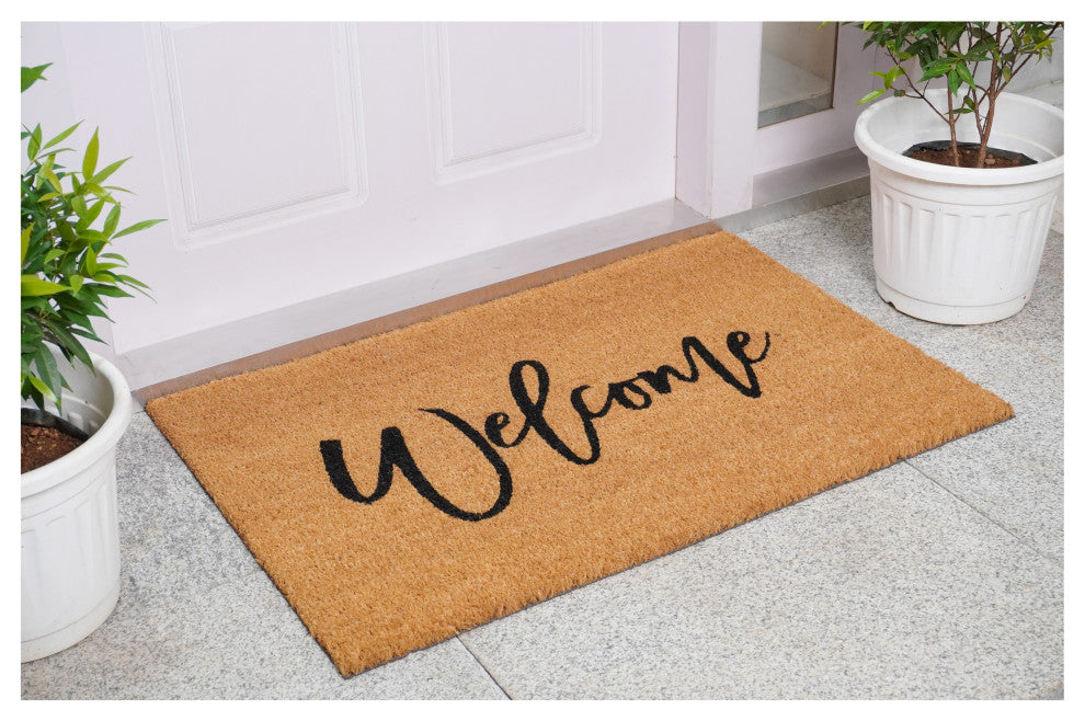 Calloway Mills Cursive Welcome Doormat, 24" X 36"