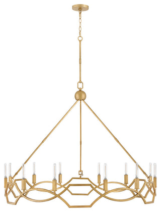 Hinkley Lighting 45786 Leona 12 Light 45"W Taper Candle Style - Distressed