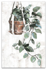 Hand Painted Plants 20x30 Canvas Wall Art