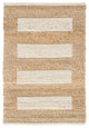 Dash & Albert Milo Ivory Handwoven Jute/Cotton Rug, Natural, 8' x 10'