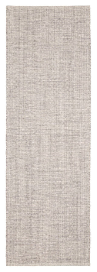Dash & Albert Marled Grey Handwoven Cotton Rug, Grey, Runner-2'6" x 12'