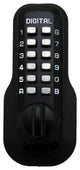 Lockey M210DC M Series Keyless Entry Double Combination - Jet Black