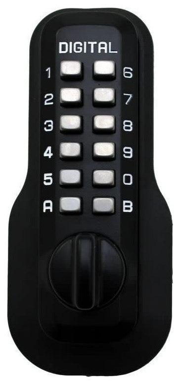 Lockey M210DC M Series Keyless Entry Double Combination - Jet Black