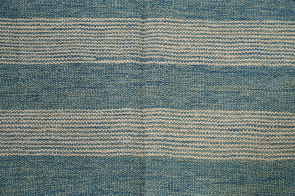 Kilim Oriental Wool Area Rug Flat-weave Contemporary Carpet 8x10