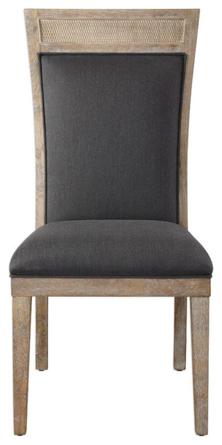 Uttermost Encore Dark Gray Armless Chair
