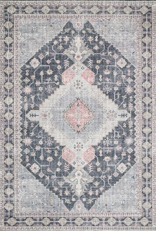 Loloi II Skye Area Rug, Charcoal/Multi, 2'3"x3'9"