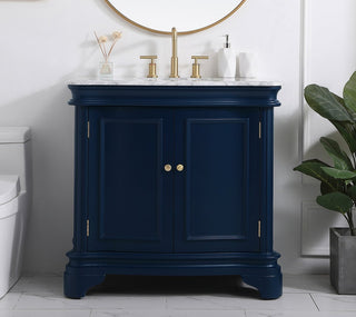 Elegant VF52036BL 36"Single Bathroom Vanity Set, Blue