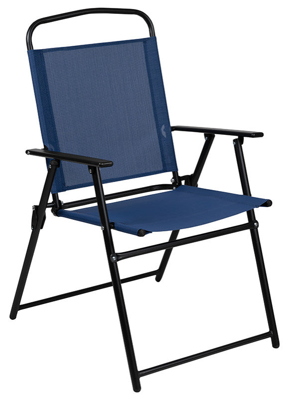 6PC Navy Patio Set & Umbrella