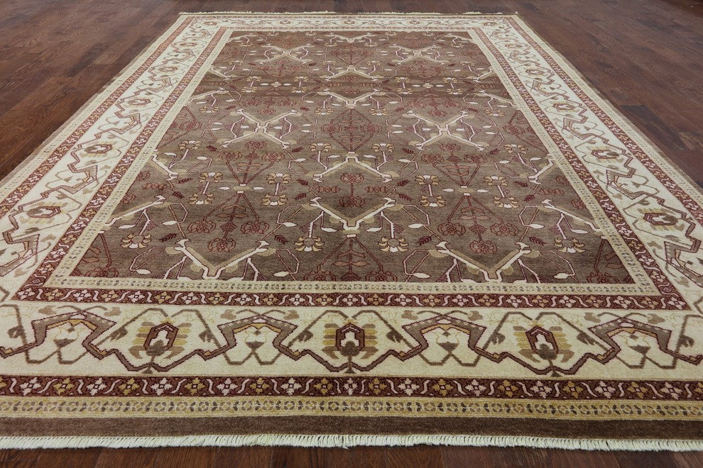 9'x12' Hand Knotted Oriental Peshawar Rug, P2582