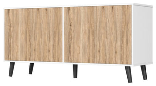 Sideboard Buffet Cabinet with Storage, 55 Kitchen Storage Cabinets